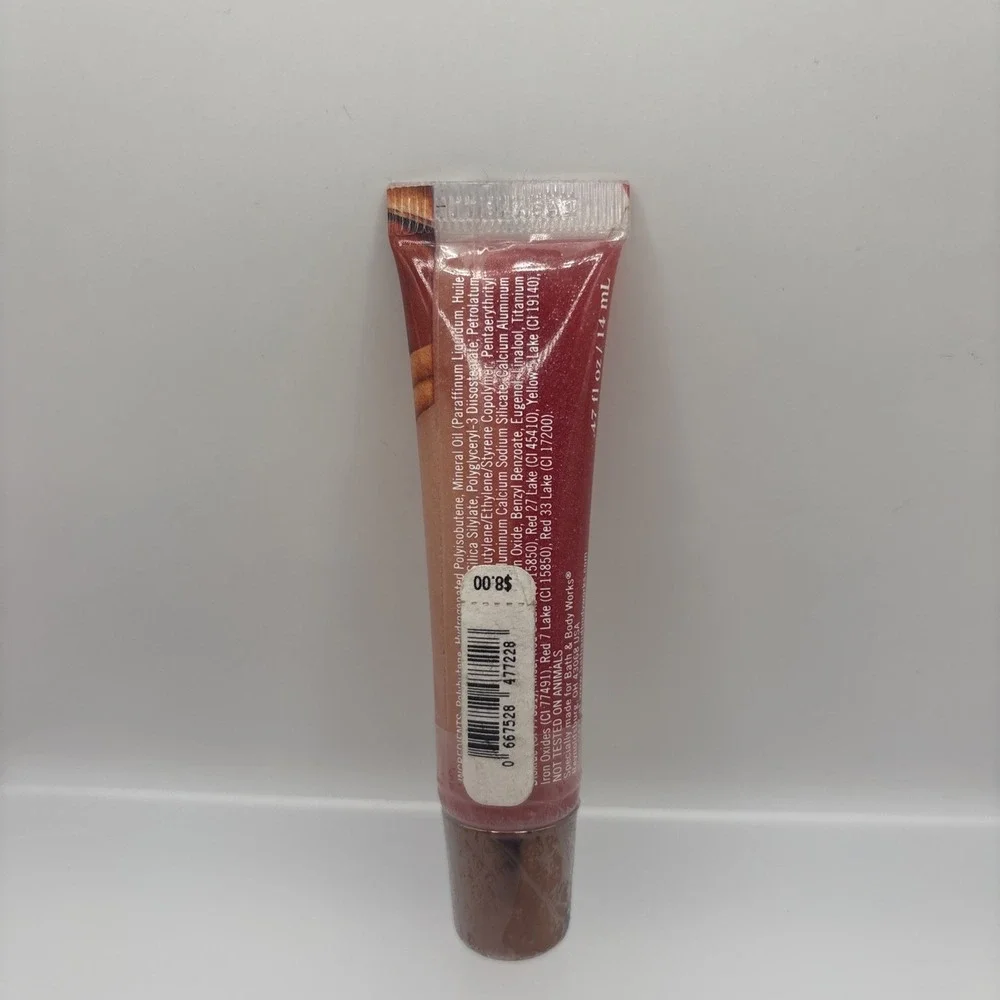 Bath & Body Works Liplicious Double Delish Apple Cinnamon Lip Gloss 0.47 Rare